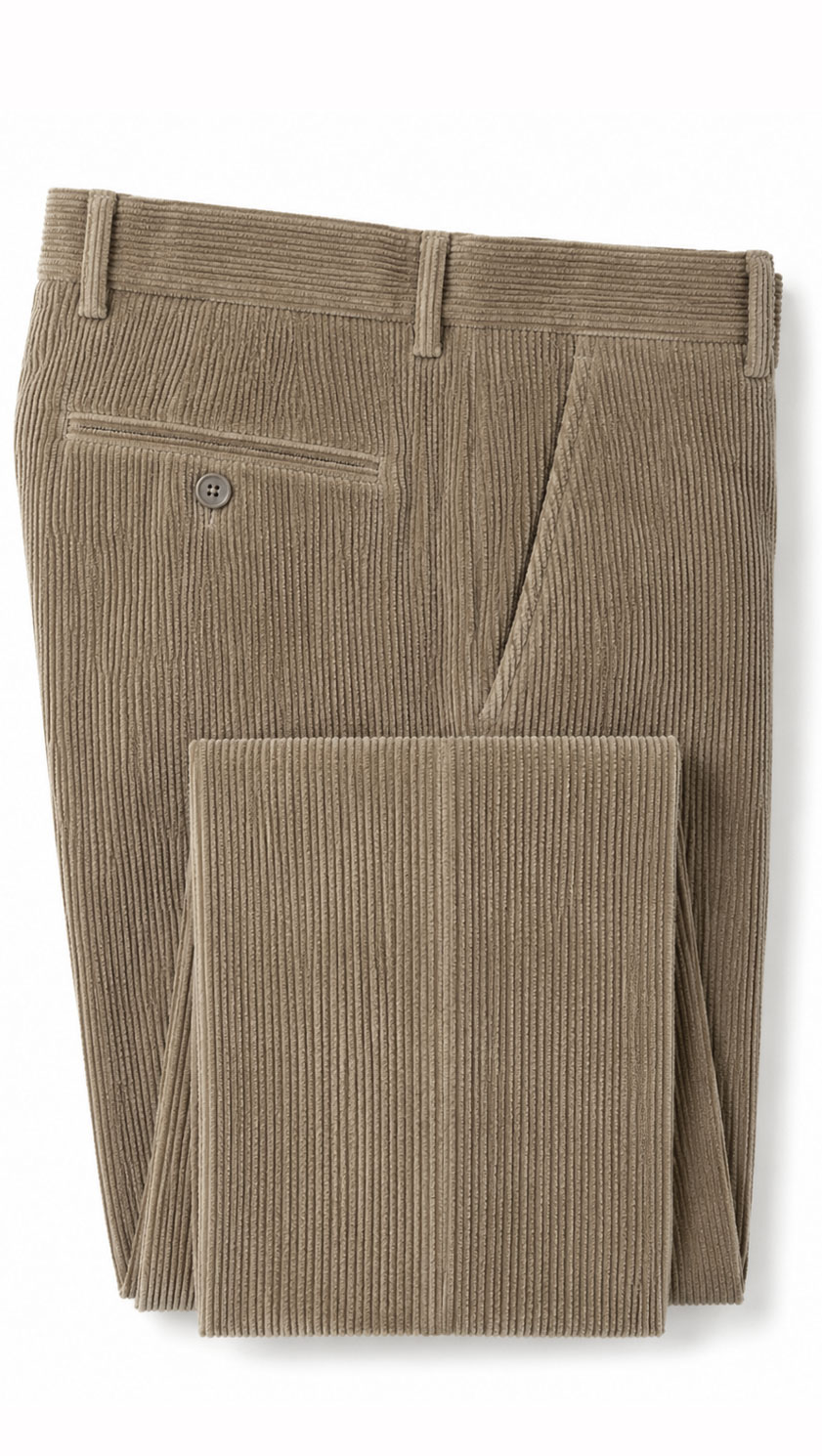 CountryClubuk Pytchley pure cotton cords in Light Stone