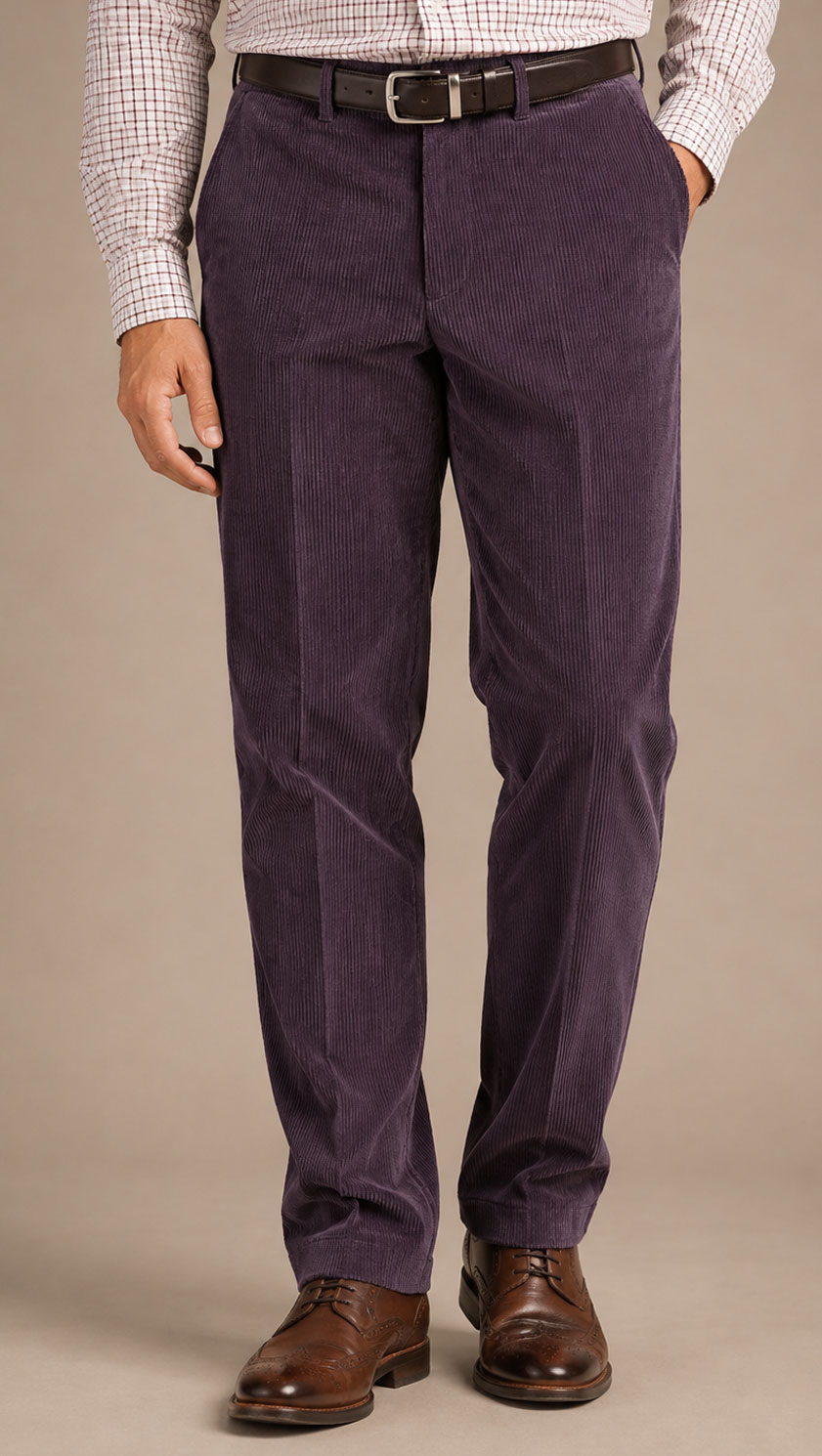 CountryClubuk Pytchley pure cotton cords in Lilac