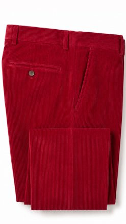 CountryClubuk Pytchley pure cotton cords in Poppy